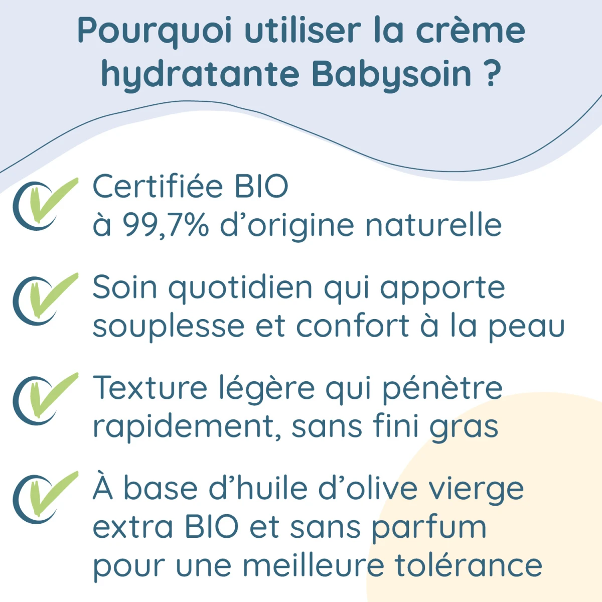 Crème Hydratante Visage Certifiée BIO pour Peaux Sensibles